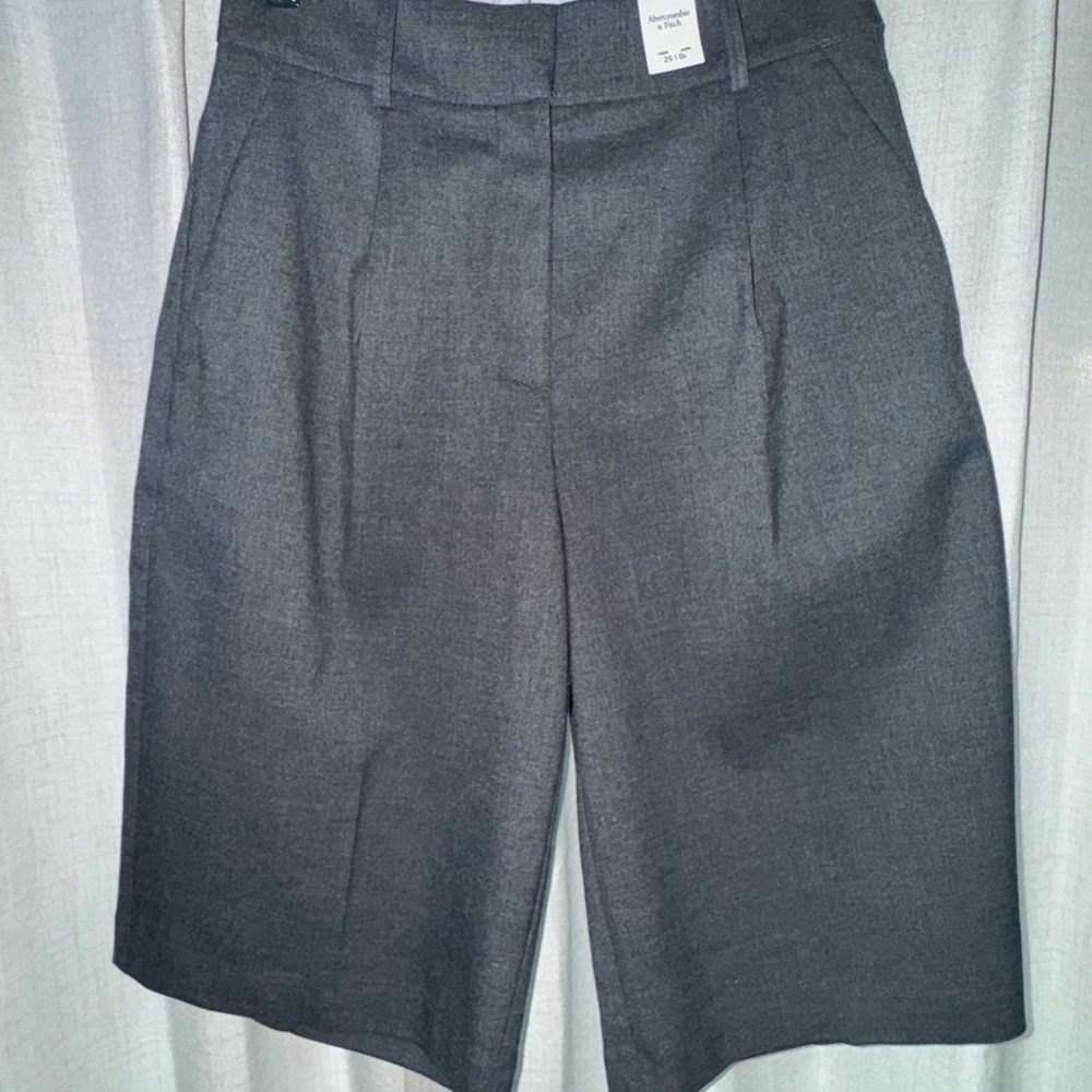 Abercrombie & Fitch Charcoal Women's Bermudas